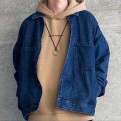 GU デニム シェフ ジャケット、 M サイズの画像