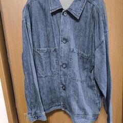 GU デニム シェフ ジャケット、 M サイズの画像