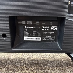  Hisense 液晶テレビ 50F60E 50V型 4K対応 の画像