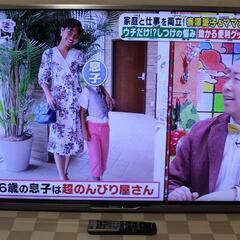 52型 シャープ アクオス 2014年製 訳あり LC-52XL...