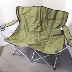 △ 2人掛け折りたたみチェア 折りたたみキャンプチェア アウトド...