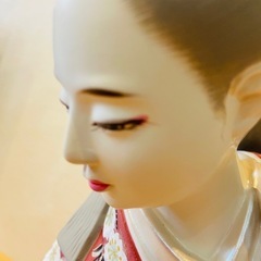 ★豪華　無形文化財保持者　西頭哲三郎作【桜華】博多人形ケース入りの画像
