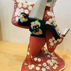 ★豪華　無形文化財保持者　西頭哲三郎作【桜華】博多人形ケース入りの画像