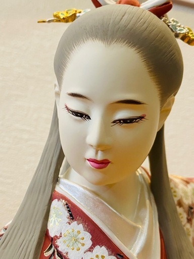 ☆豪華 無形文化財保持者 西頭哲三郎作【桜華】博多人形ケース入り