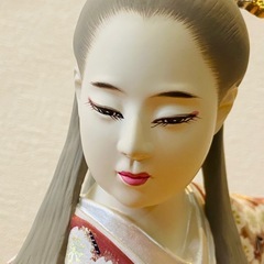 ★豪華　無形文化財保持者　西頭哲三郎作【桜華】博多人形ケース入りの画像
