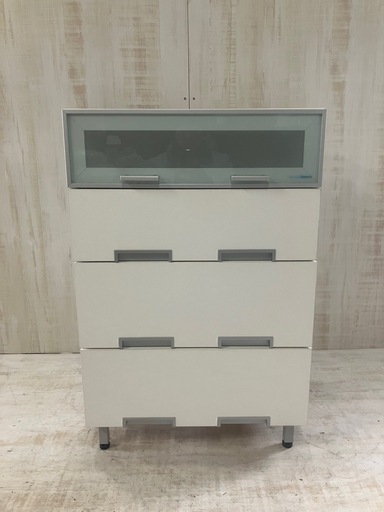 J7⭐️美品　４段　チェスト　ホワイト