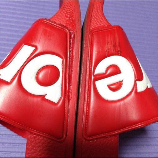 Supreme サンダル赤RED 14SS 26cm Supreme 14SS Slide Sandais Red