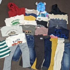 男の子　110 長袖　長ズボン　春服　まとめ　セット　保育園　27着