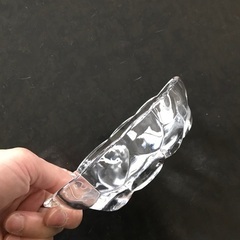 ガラスの葡萄皿（未使用）の画像