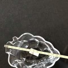 ガラスの葡萄皿（未使用）の画像