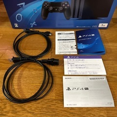 PS4 PRO 1TB　 本体　コントローラー　中古の画像
