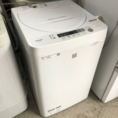2019年製 SHARP 4.5kg洗い洗濯機 ES-G4E-K...