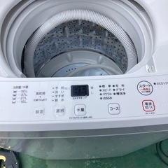 0225 美品 2024年製 ヤマダオリジナル 全自動洗濯機 YWM-T60L 6kgの画像