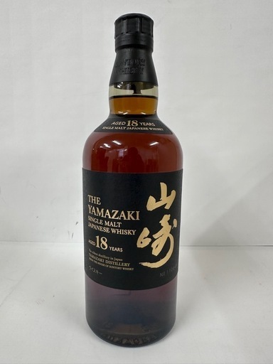 【ドリーム川西店御来店限定】ウイスキー　サントリー 山崎　18年　700ml 43度　未開栓／【5800101255900007】