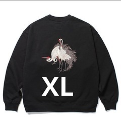 L GAKKIN × BUDSPOOL 赤目鶴 クルーネック・ス...