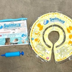 再値下げ！【美品】スイマーバ　空気入れ付きで衛生的♪　の画像