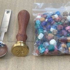 シーリングスタンプヘッド、ワックス　まとめ売り