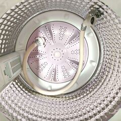 【20250308受付終了・J売】Haier(ハイアール)・全自動電気洗濯機・5.5㎏・2022年製・JW-U55HK・No.230801-72の画像