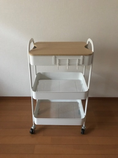 キッチンワゴン キャスター付き 3段 ラック