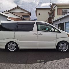 アルファード　8ナンバー車高調　前席レカロ二脚　（車椅子移動車両...