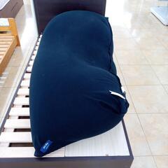 ★ジモティ割あり★  ヨギボー 黒 H50×D75×W160 クリーニング済み OJ8254の画像