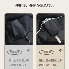 【新品】ワンタッチ 自動開閉 折り畳み傘の画像