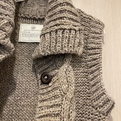美品　極太ウールベストの画像