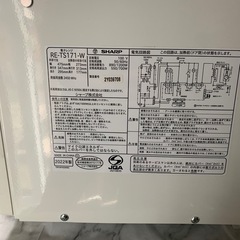 SHARP 電子レンジ　ジャンクの画像