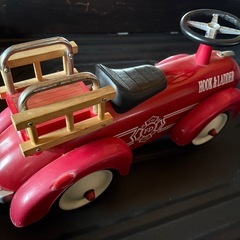 【希少】HOOK & LADDER アルタバーグ 消防車 キッズカー インテリア おもちゃ アメリカ レトロ アンティークの画像