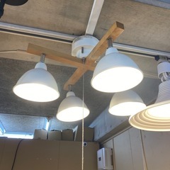 3842 照明 4灯 照明器具 ホワイト 白 ブラウン ライトブ...