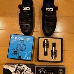 SIDIサイクルシューズとeggbeater