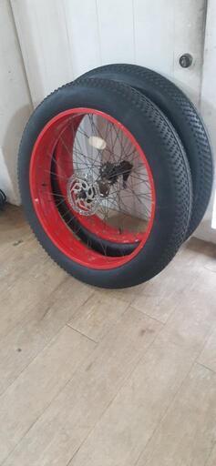 ファットバイク用ホイールタイヤセット