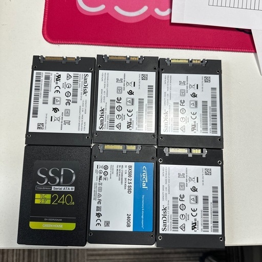PCパーツ SSD 240g