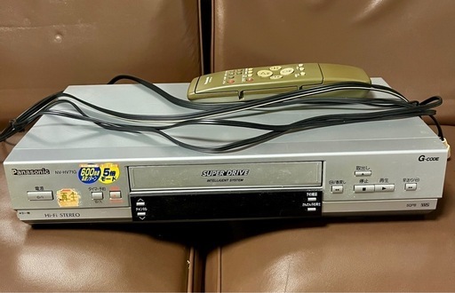 Panasonic VHSビデオデッキ