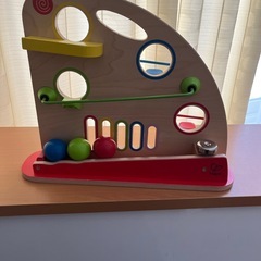 Hape 木製 知育玩具 多色　HAPE かくれんボールの画像