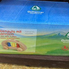 ★ 木製 オストハイマー 車 おもちゃ ドイツ製の画像