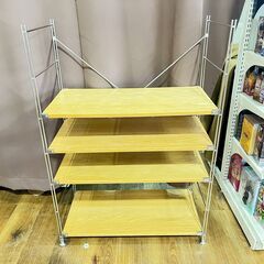 家具 生活家具 無印良品 ステンレスユニットシェルフ ナチュラル×シルバー