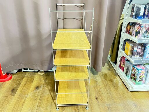 家具 生活家具 無印良品　ステンレスユニットシェルフ　ナチュラル×シルバー