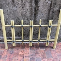 四つ目垣　プラスチック製　竹垣