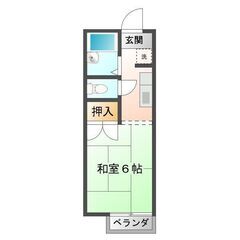 2ヶ月間家賃無料（フリーレント２ヶ月）仲介手数料無料　敷金・礼金なし　
