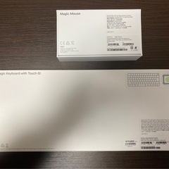 【Apple純正】Magic Mouse & Magic Keyboard(Touch iD付き)セット販売の画像