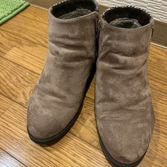 ブラウン　ショートブーツ　Lサイズ（値下げ）の画像
