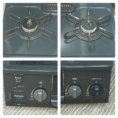 ★[八5033]  パロマ　2020年製　LPガス用　ガステーブル　ガスコンロ　IC-S37-1R  外形寸法　幅560㎜  奥行450㎜  高さ230㎜の画像