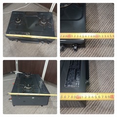 ★[八5033]  パロマ　2020年製　LPガス用　ガステーブル　ガスコンロ　IC-S37-1R  外形寸法　幅560㎜  奥行450㎜  高さ230㎜の画像