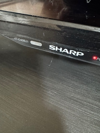 【状態良好】シャープ 40V型 4K液晶テレビ AQUOS 4T-C40BJ1