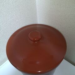 美品　漬物容器 切立かめ 2号 3.6L 陶器 ぬか漬け 梅漬け 保存容器の画像