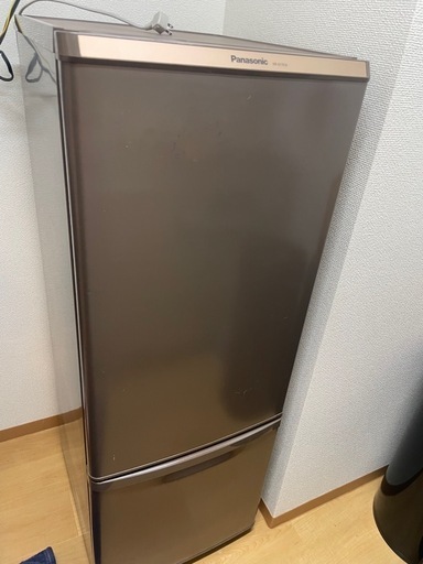 パナソニック 2ドア冷凍冷蔵庫 NR-B178W-T ブラウン 168L Panasonic