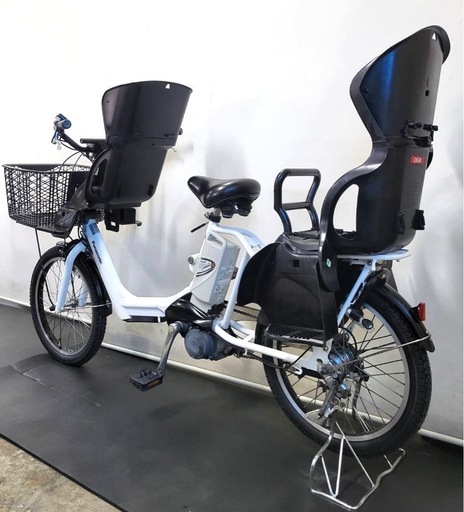 業界最長1年保証 送料無料　パナソニック　ギュット　20インチ　白　電動アシスト自転車　g525
