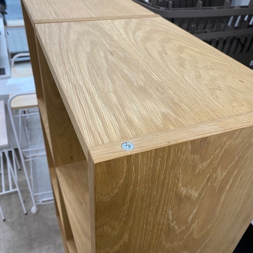 8783 無印良品 スタッキングシェルフ 3段×2列 収納家具 収納 ブラウン 茶色 木目 シェルフ 人気 人気タイプ シンプル おしゃれ インテリア 幅815mm × 奥行280mm × 高さ1205mm