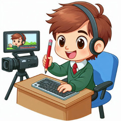 子供、動画編集講座の受講生を募集しますの画像